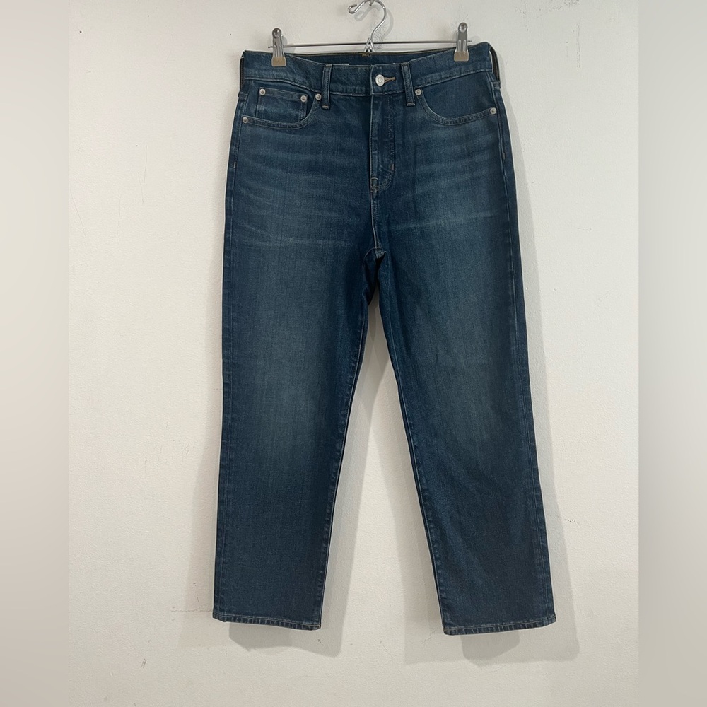 J. Crew Women's Straight Leg Jeans - Dark Blue